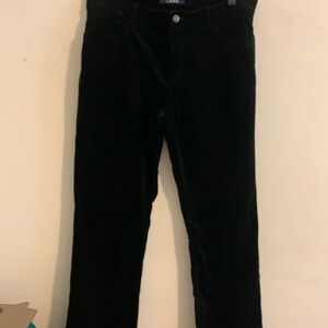 Chaps small whale corduroy pants black size 12